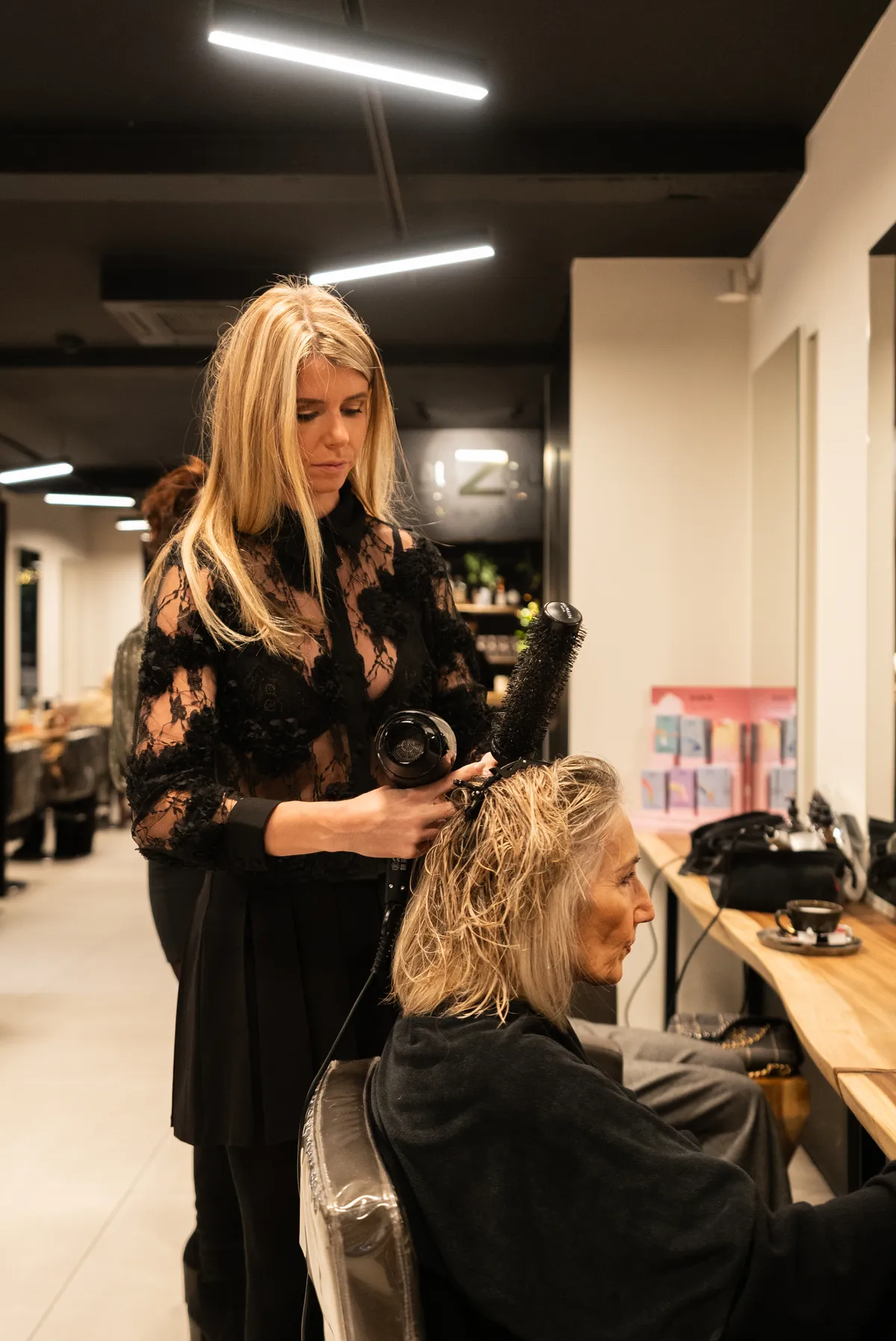 Brushing in het salon
